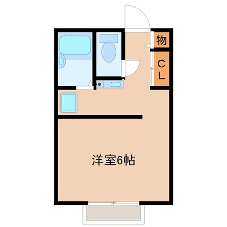 レオパレスフォレステールMoriの物件間取画像